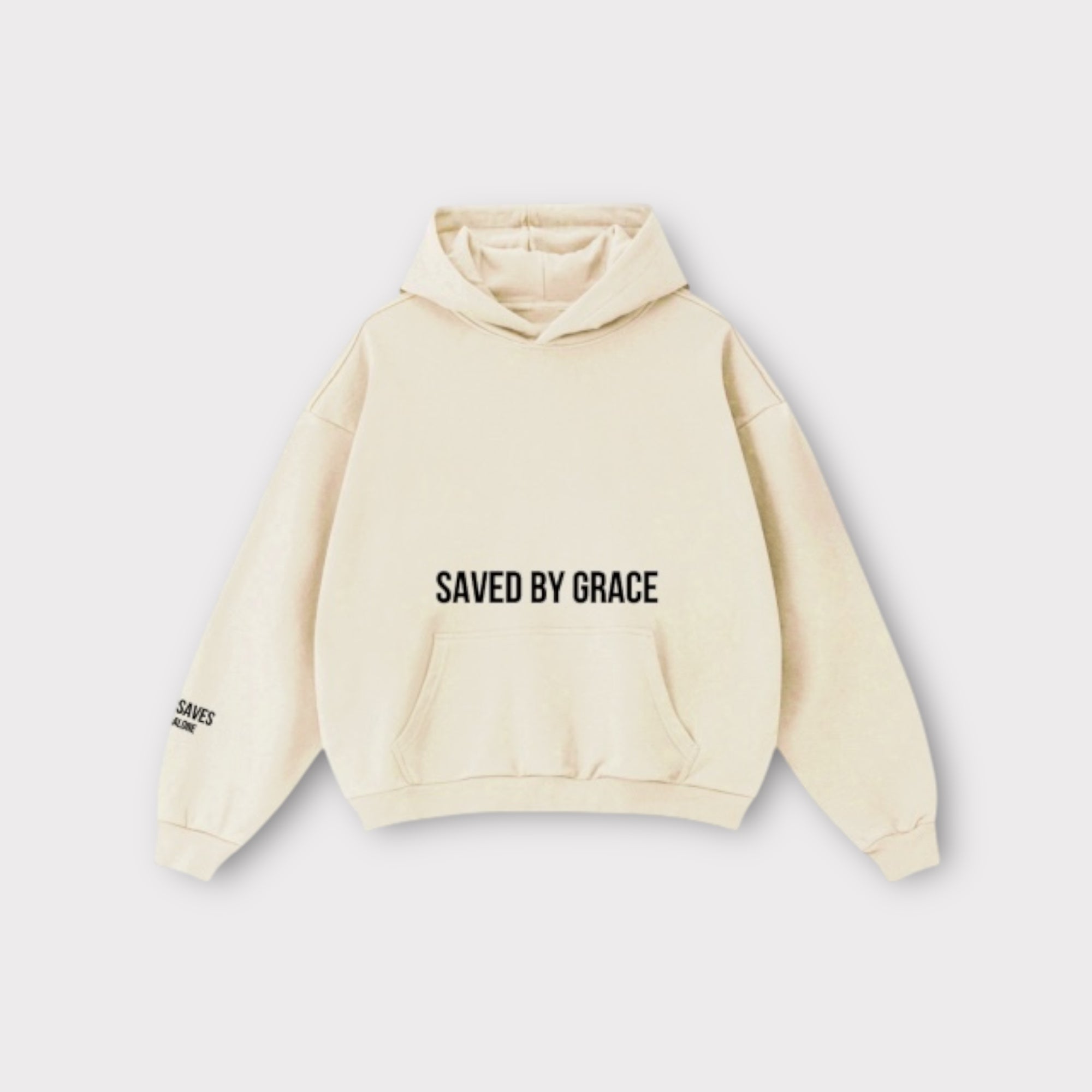 SAVED BY GRACE HOODIE | APRICOT