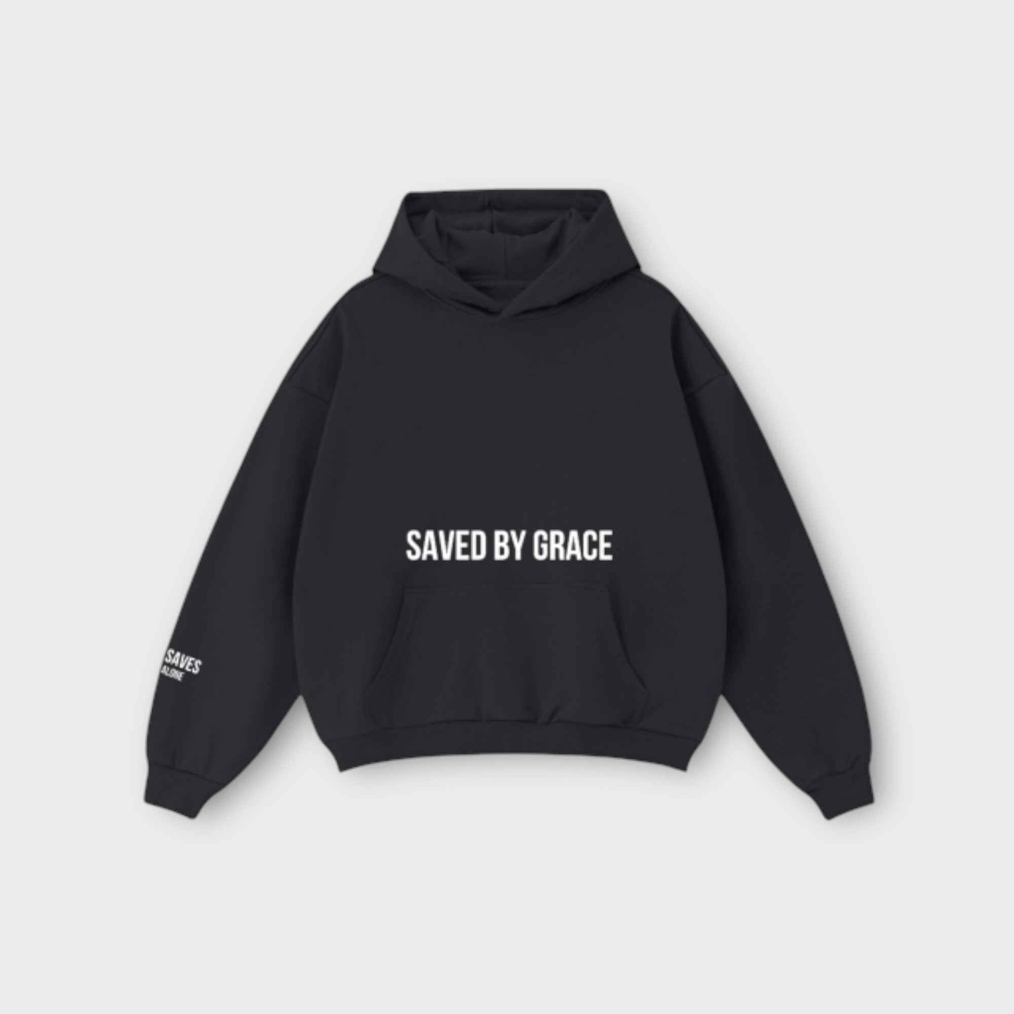 SAVED BY GRACE HOODIE | BLACK